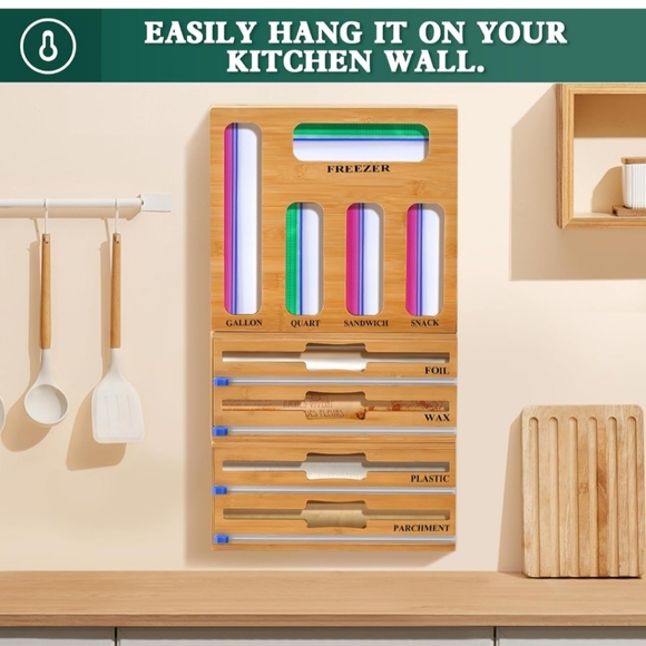 Food storage organiser wooden - Picture 6 of 7